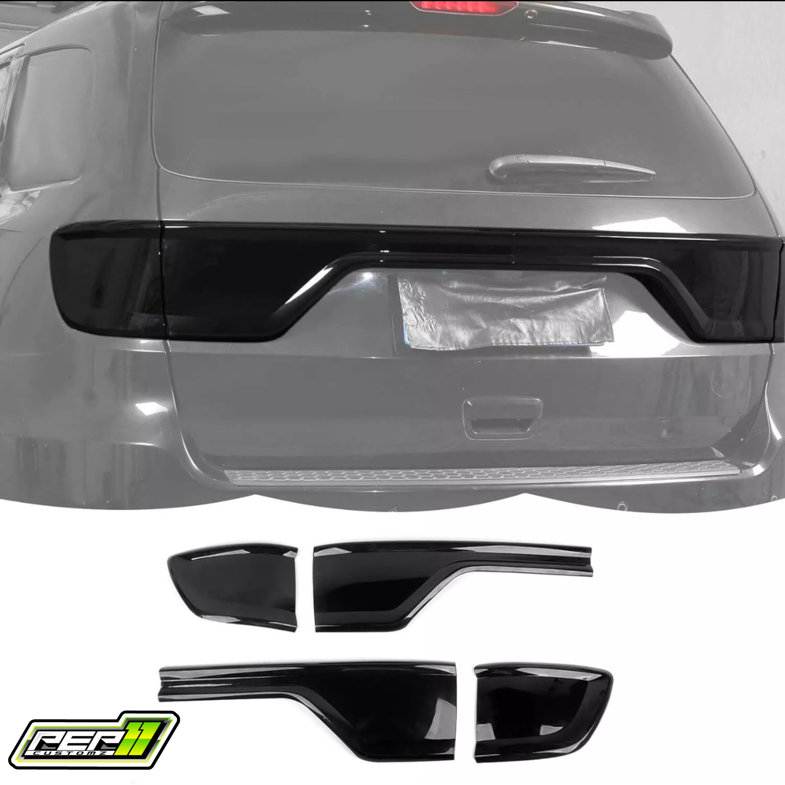 Durango Tinted Tail Light  Covers 2014+