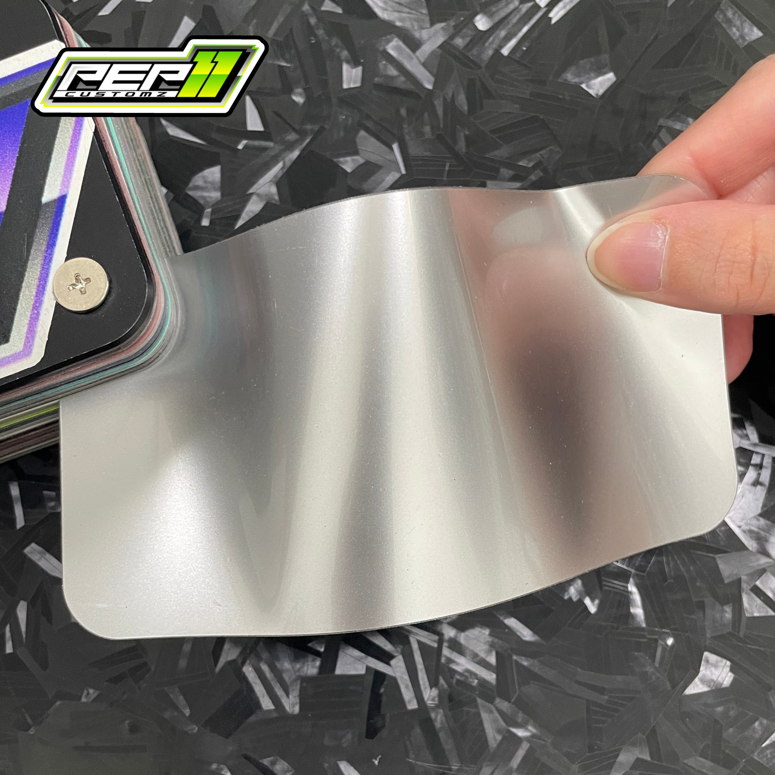 *  Super Gloss Galaxy Silver - Pep11customz Vinyl Wrap Material (Price does NOT include installation.)