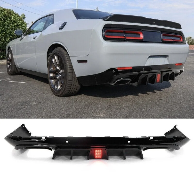 Challenger Rear Diffuser with Brake Light