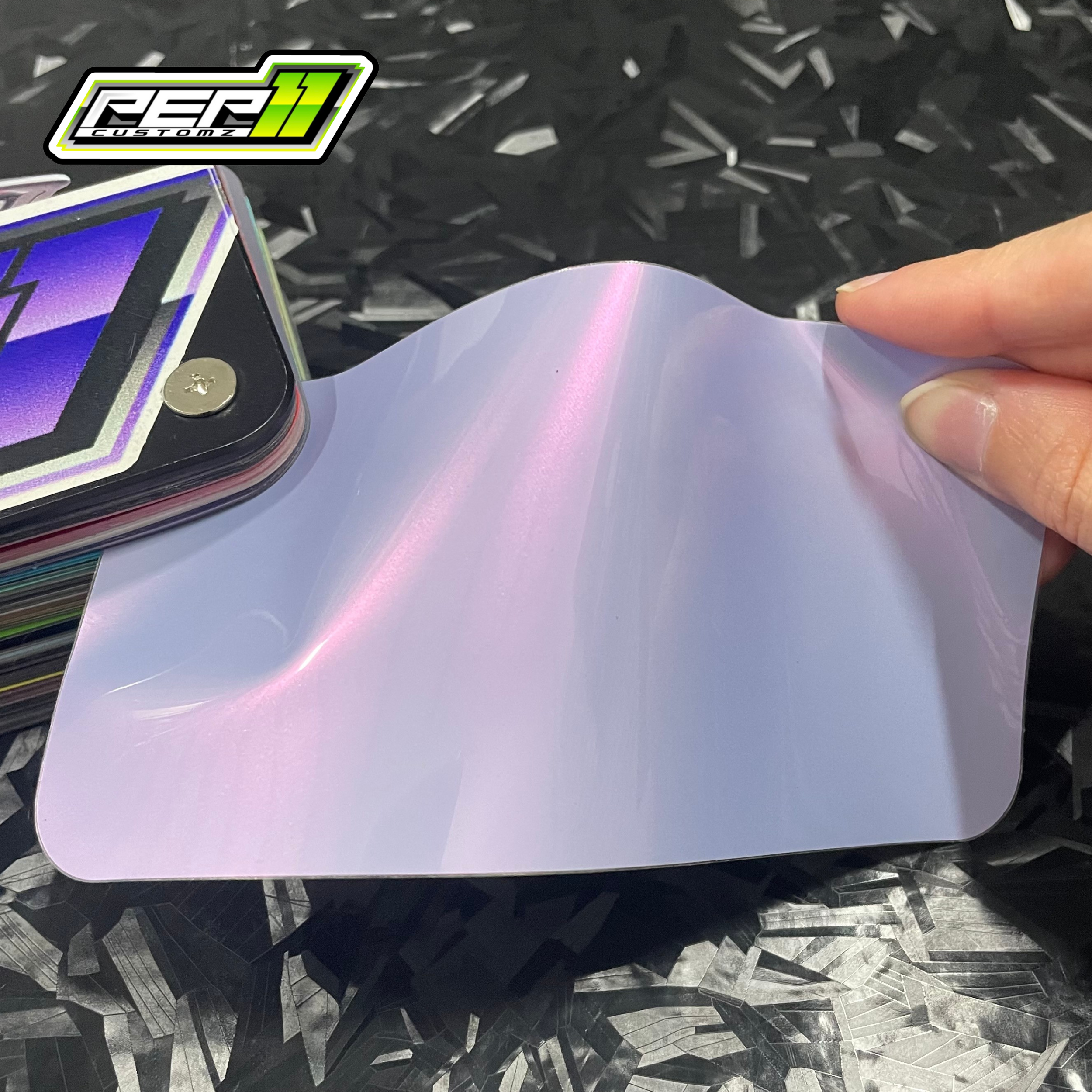 * Super Gloss Blue Pink - Pep11customz Vinyl Wrap Material (Price does NOT include installation.)