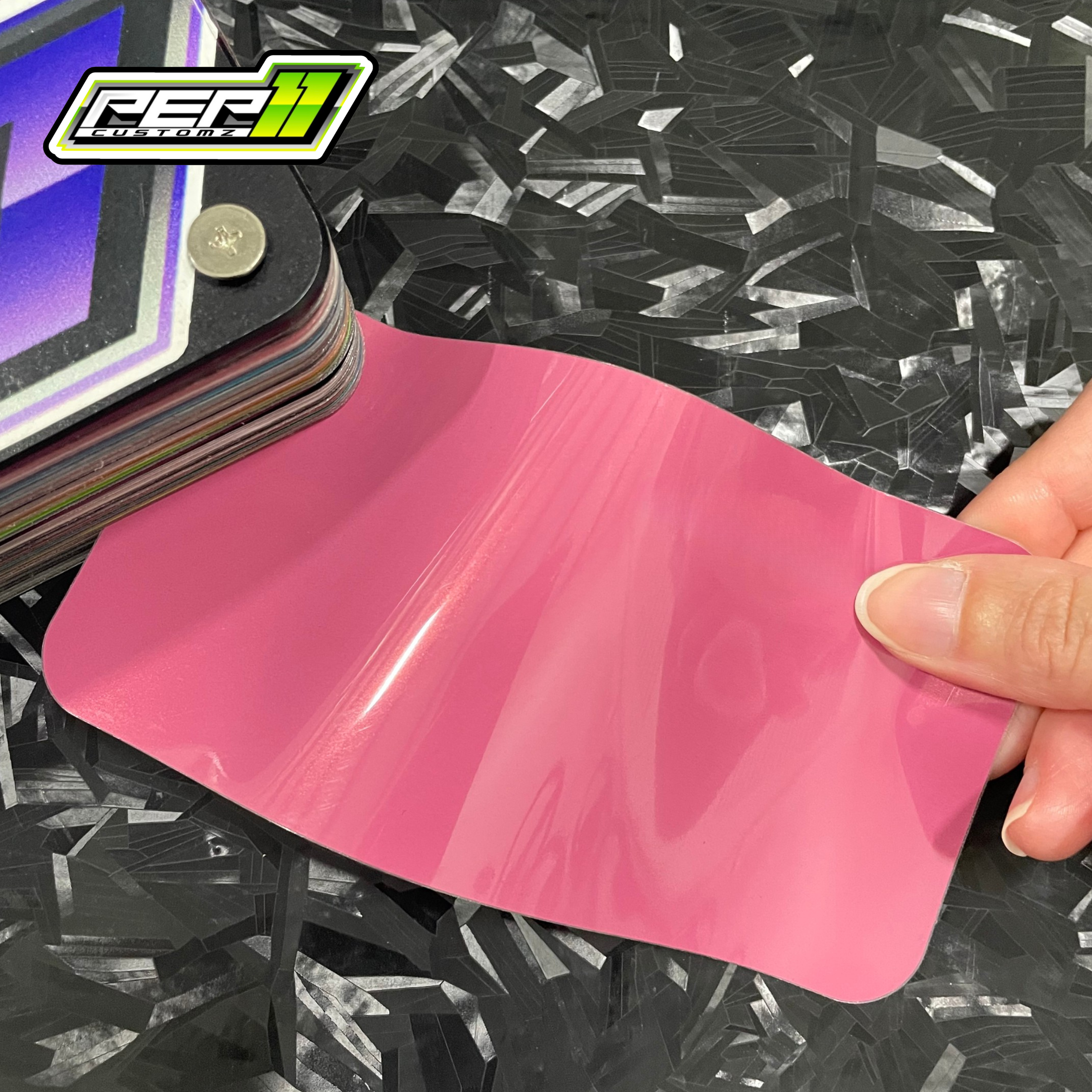 Super Gloss Morganite Red Metallic - Pep11customz Vinyl Wrap Material (Price does NOT include installation.)