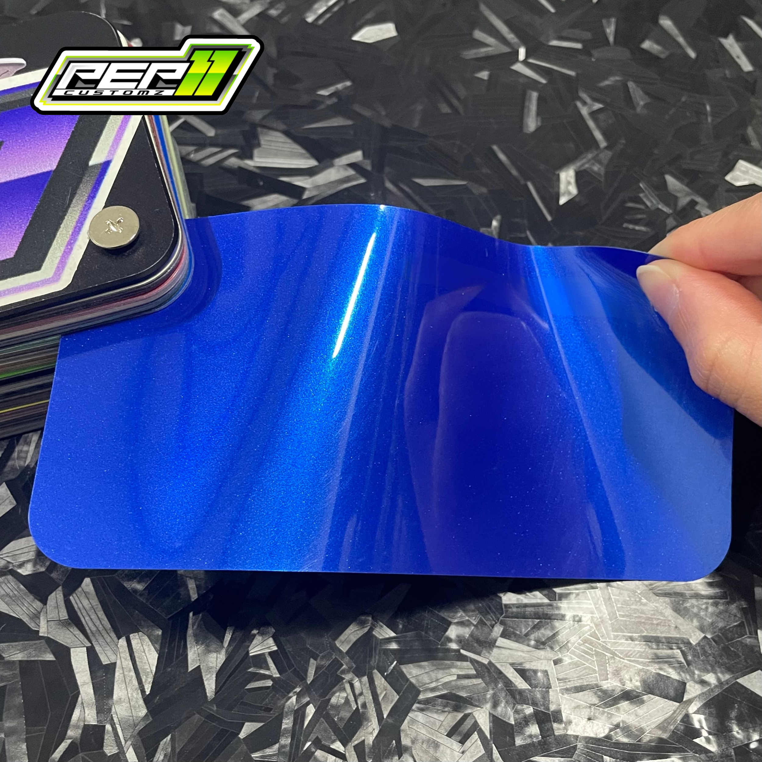 Super Gloss AMG GT Sapphire Blue Metallic - Pep11customz Vinyl Wrap Material (Price does NOT include installation.)