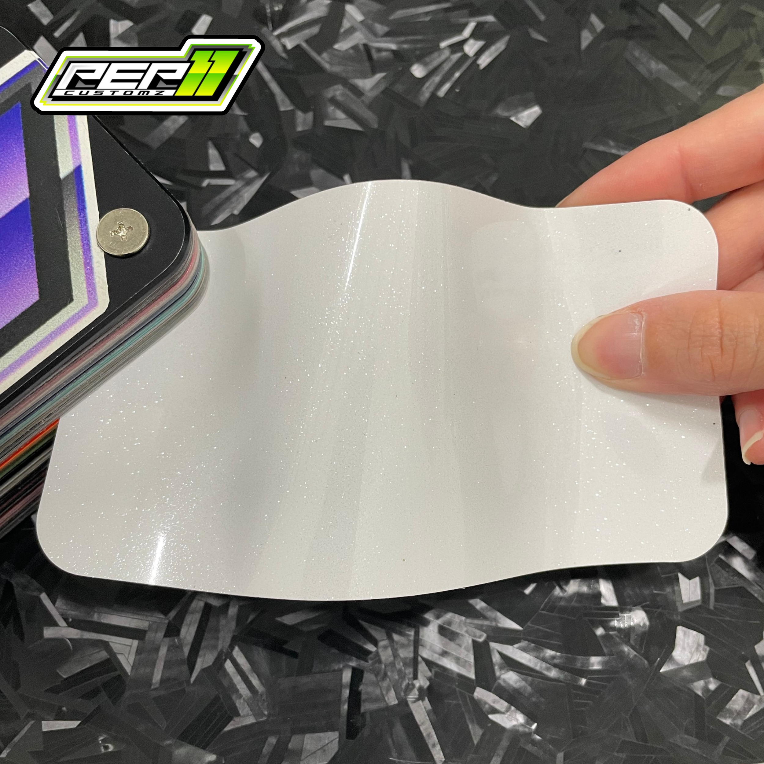 Super Gloss Pearl White - Pep11customz Vinyl Wrap Material (Price does NOT include installation.)
