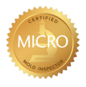 Certified Mold Inspector Badge from Micro