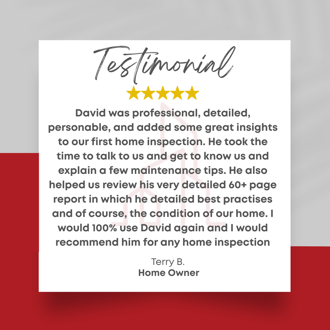 Home Inspection Five-Star Google Review for Structured Property Inspections in Barrie, Bradford, Innisfil, Simcoe County - " He took the time to talk to us and get to know us and explain a few maintenance tips. He also helped us review his very detai