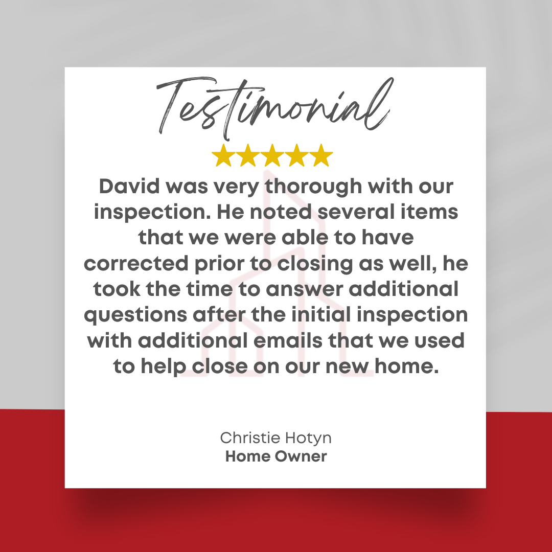 Home Inspection Five-Star Google Review for Structured Property Inspections in Barrie, Bradford, Innisfil, Simcoe County - " David was very thorough with our inspection. He noted several items that we were able to have corrected prior to closing as w