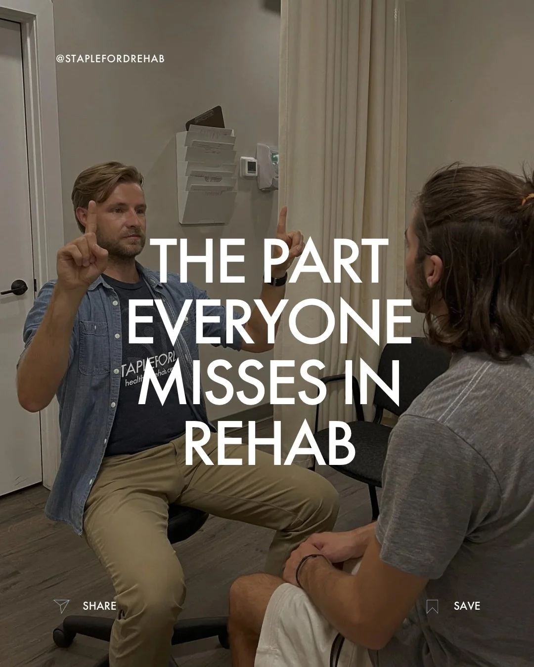 Your rehab isn&rsquo;t failing.
Your nervous system just doesn&rsquo;t feel safe yet. 🧠
&nbsp;
After injury, the brain shifts into protection mode.
&nbsp;
Muscles tighten.
Sensitivity increases.
Strength feels harder to access.
Movements feel restri