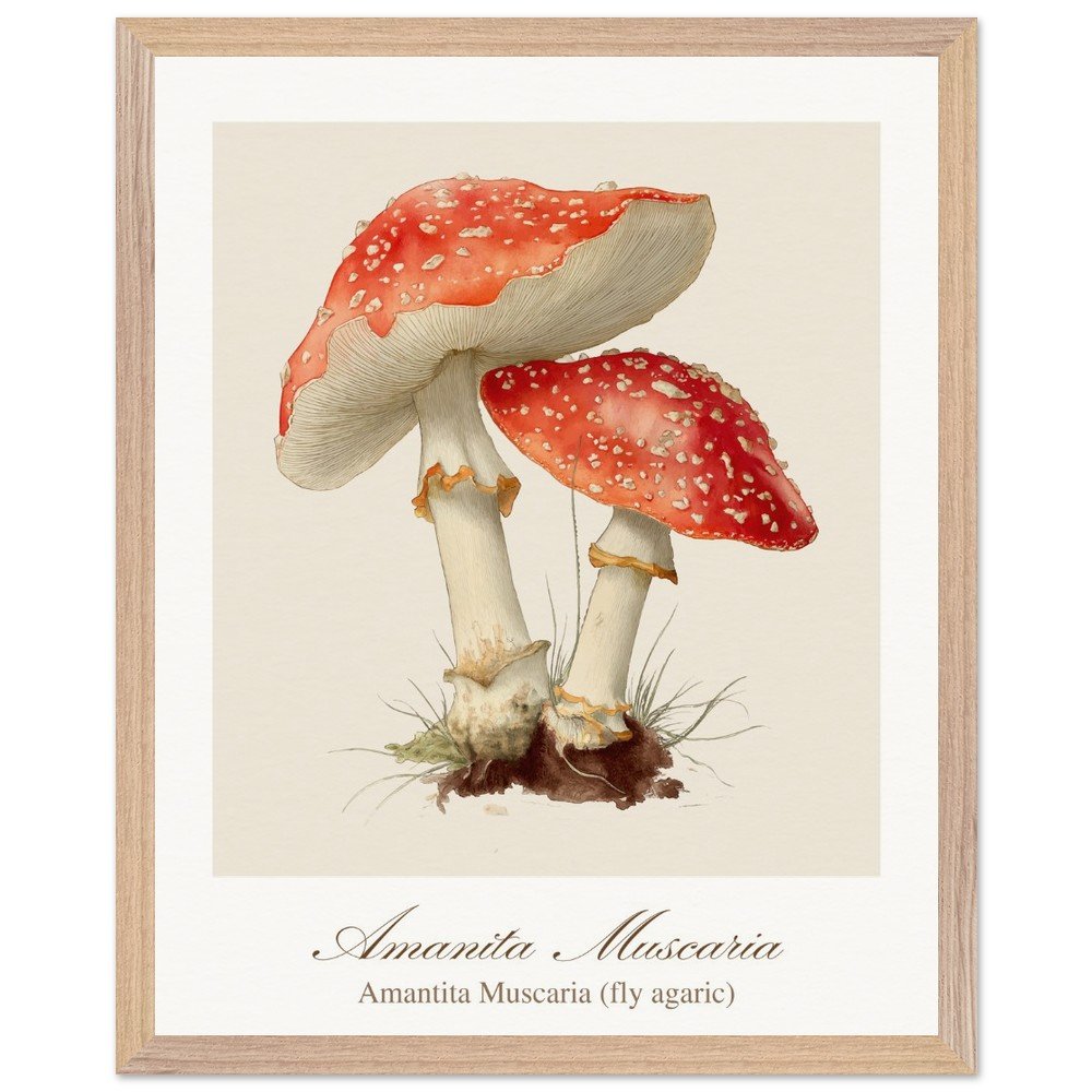 Amantita muscaria (framed)