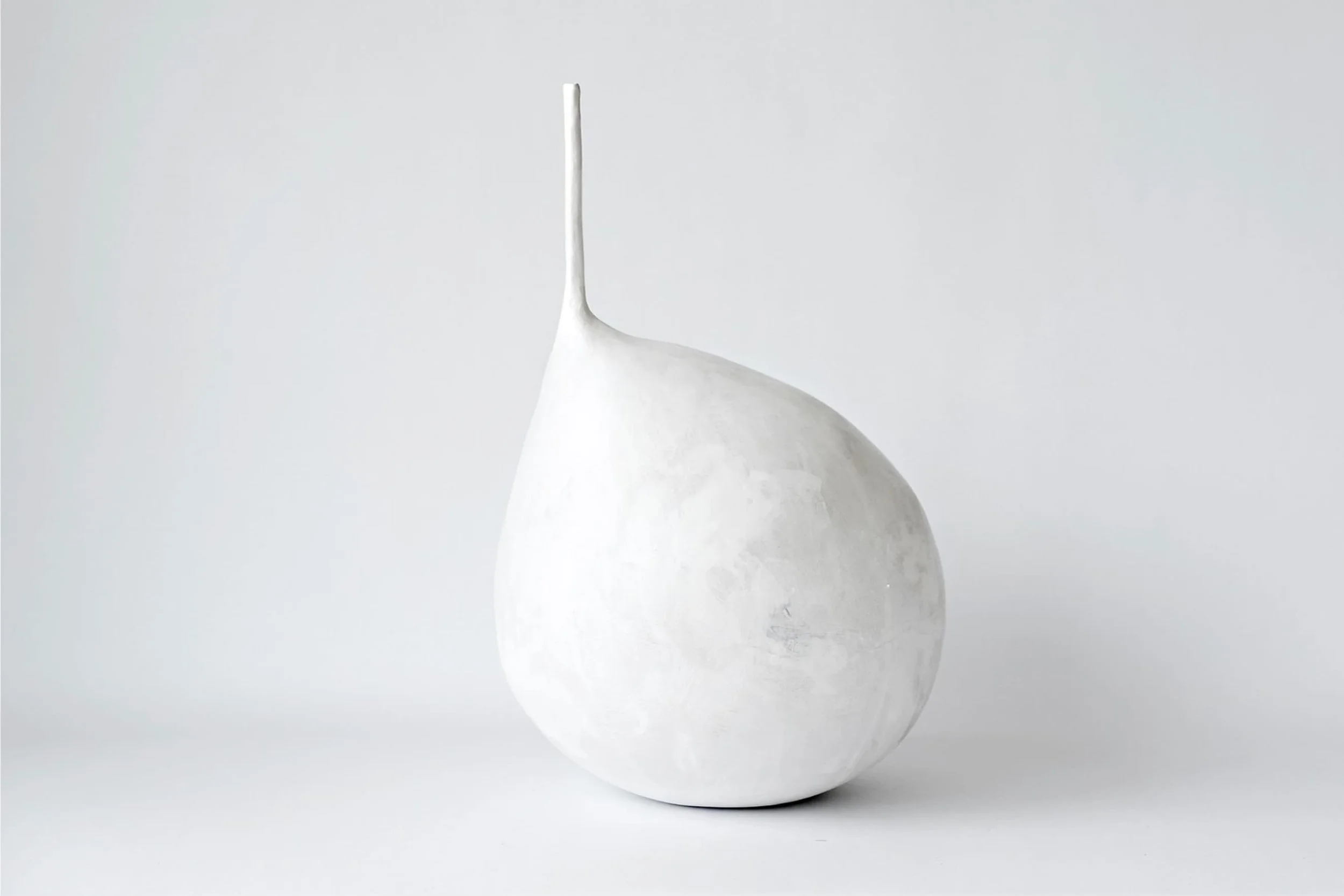 Minimalist white vase