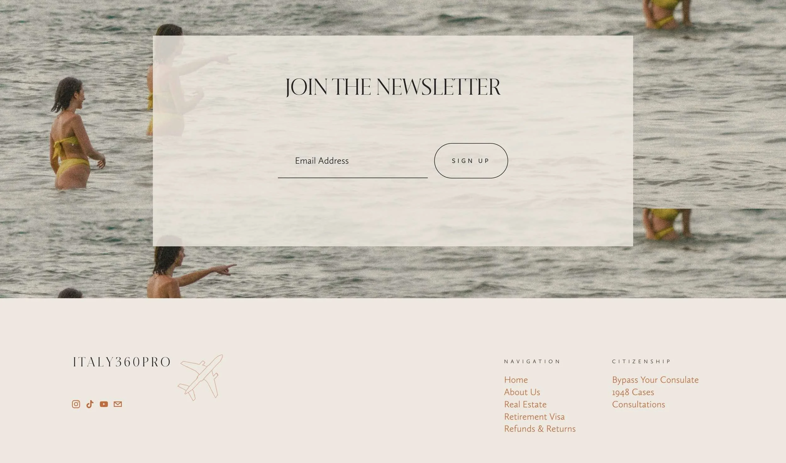 Travel brand identity visual