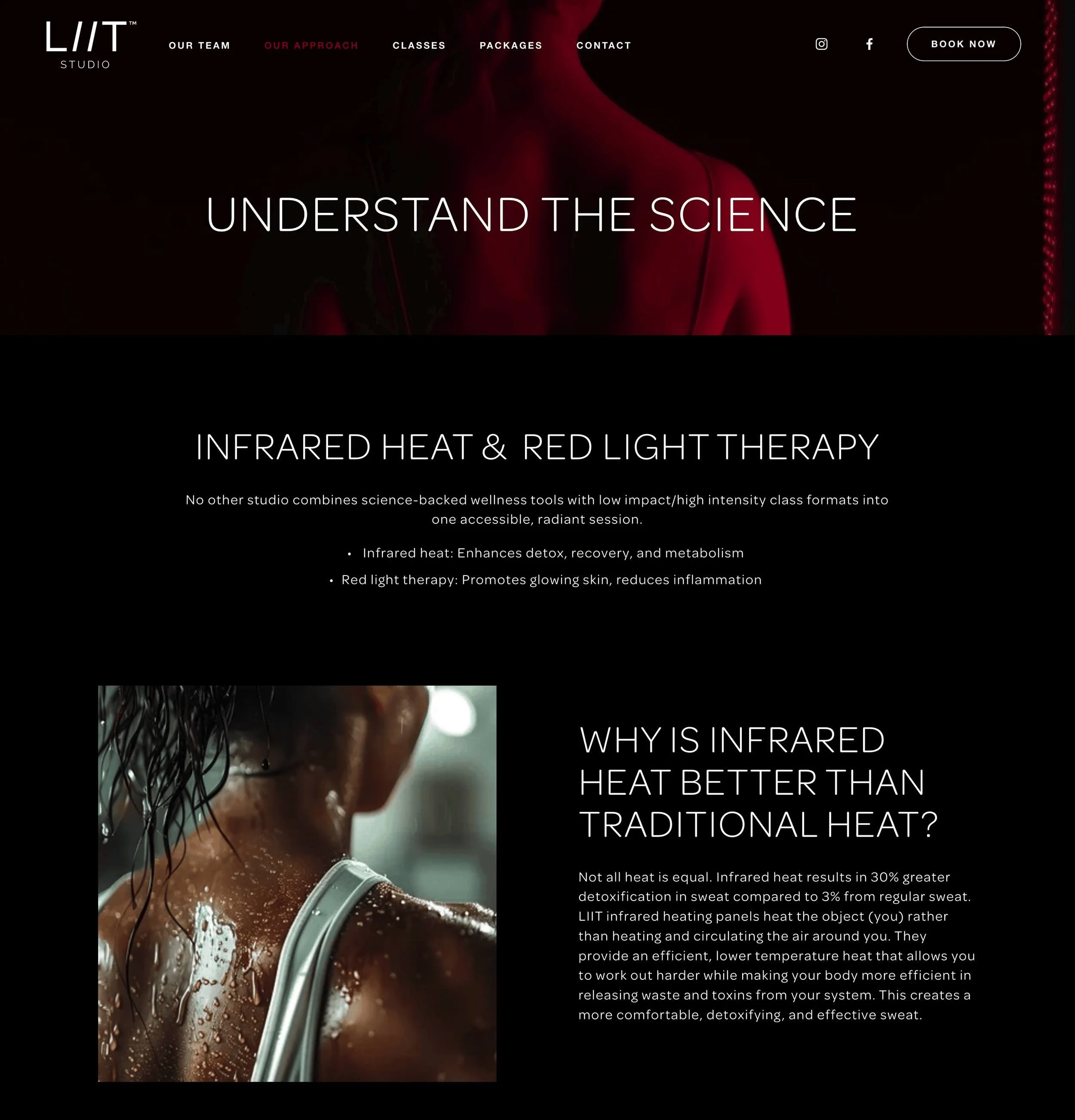 LIIT Studio website design