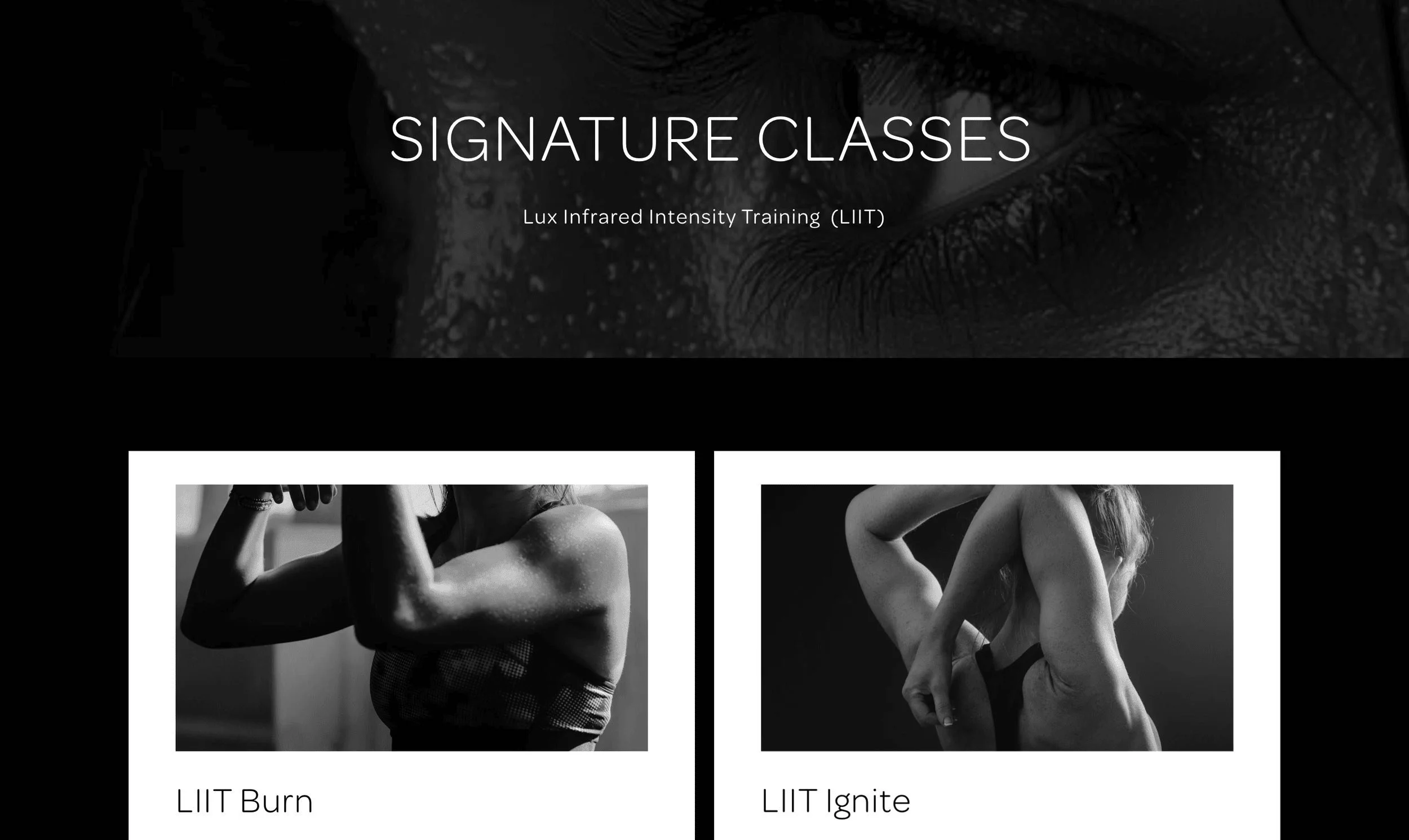 LIIT Studio custom website design