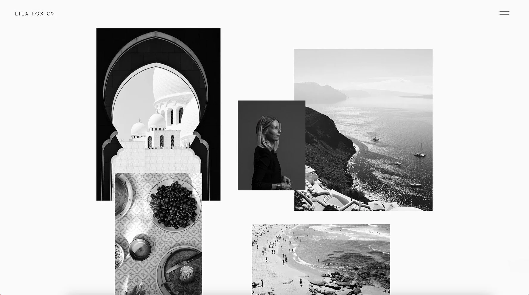 Brand and website design example