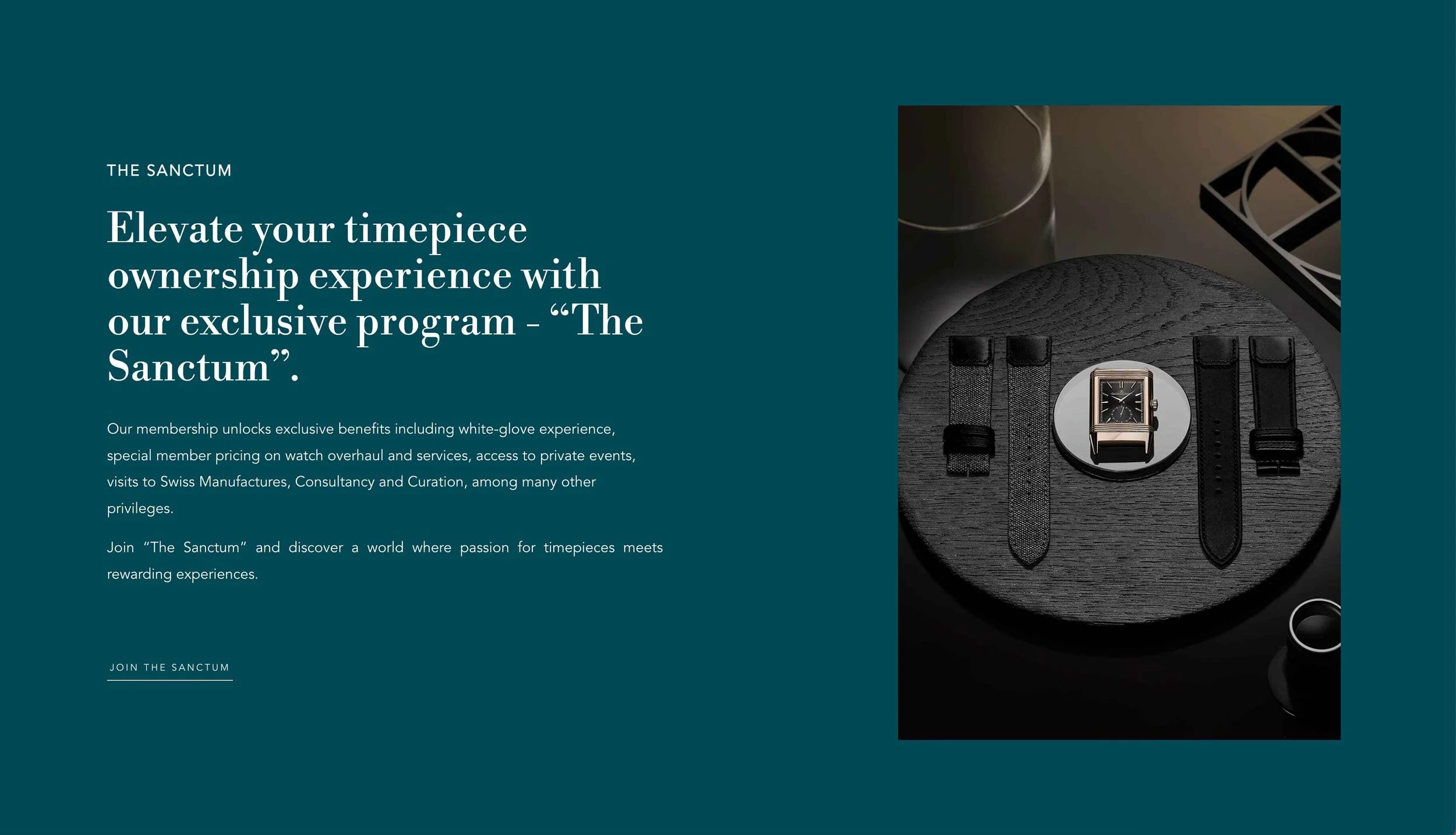 Website design with clean, contemporary look