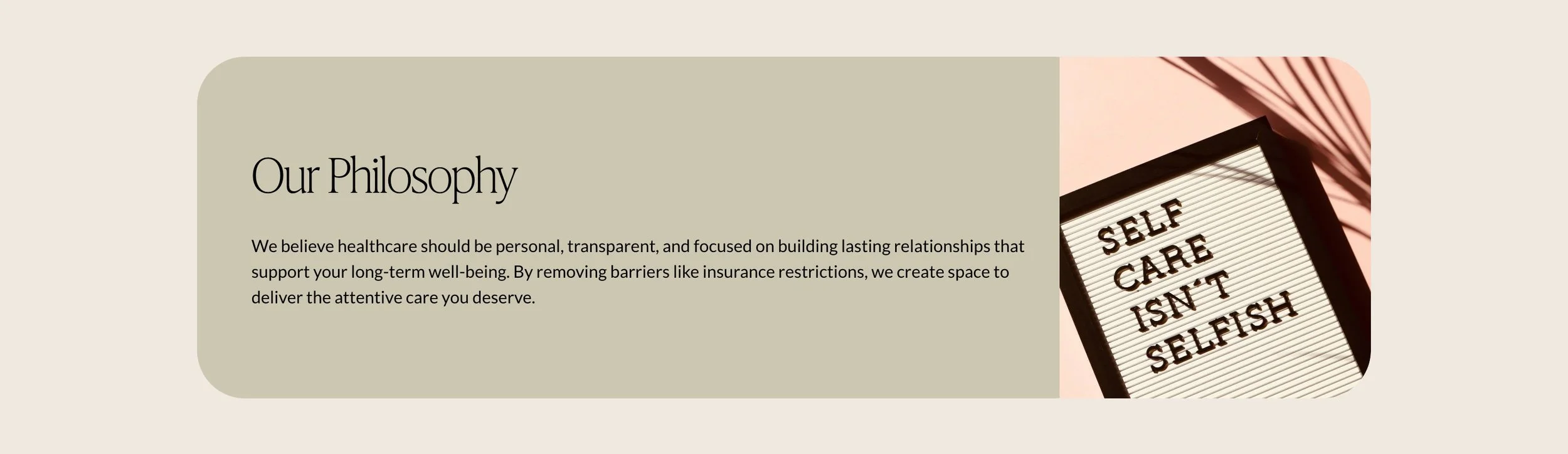 Medical service website design