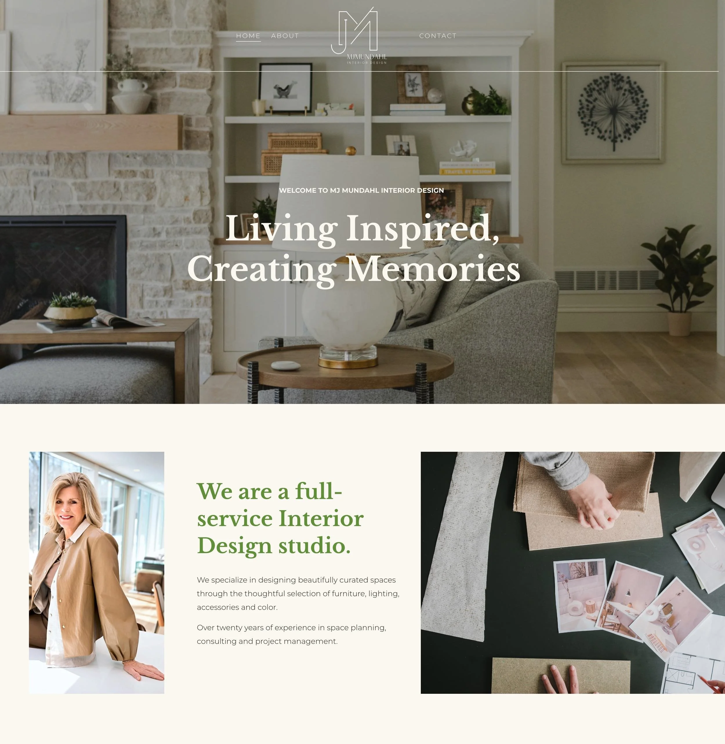 MJ Mundhal interior design website