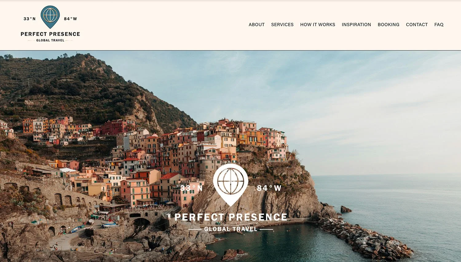 Perfect Presence website design