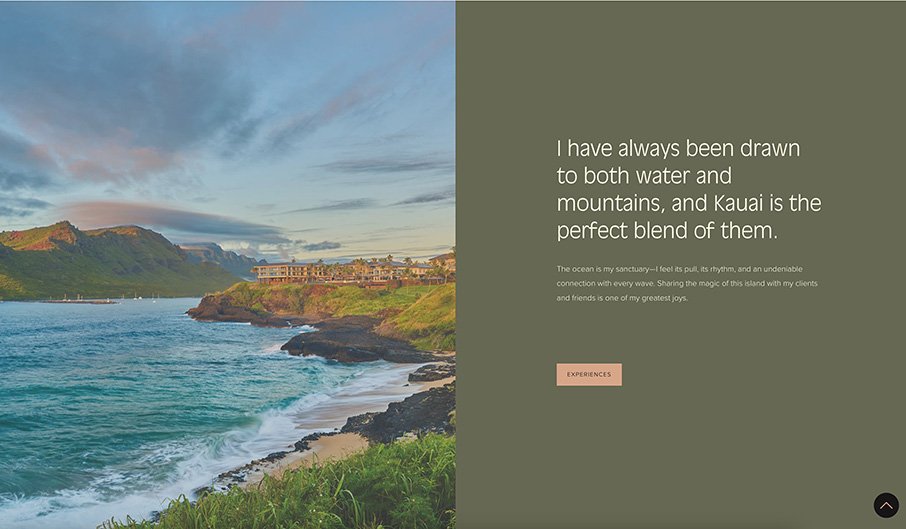 Travel photographer website