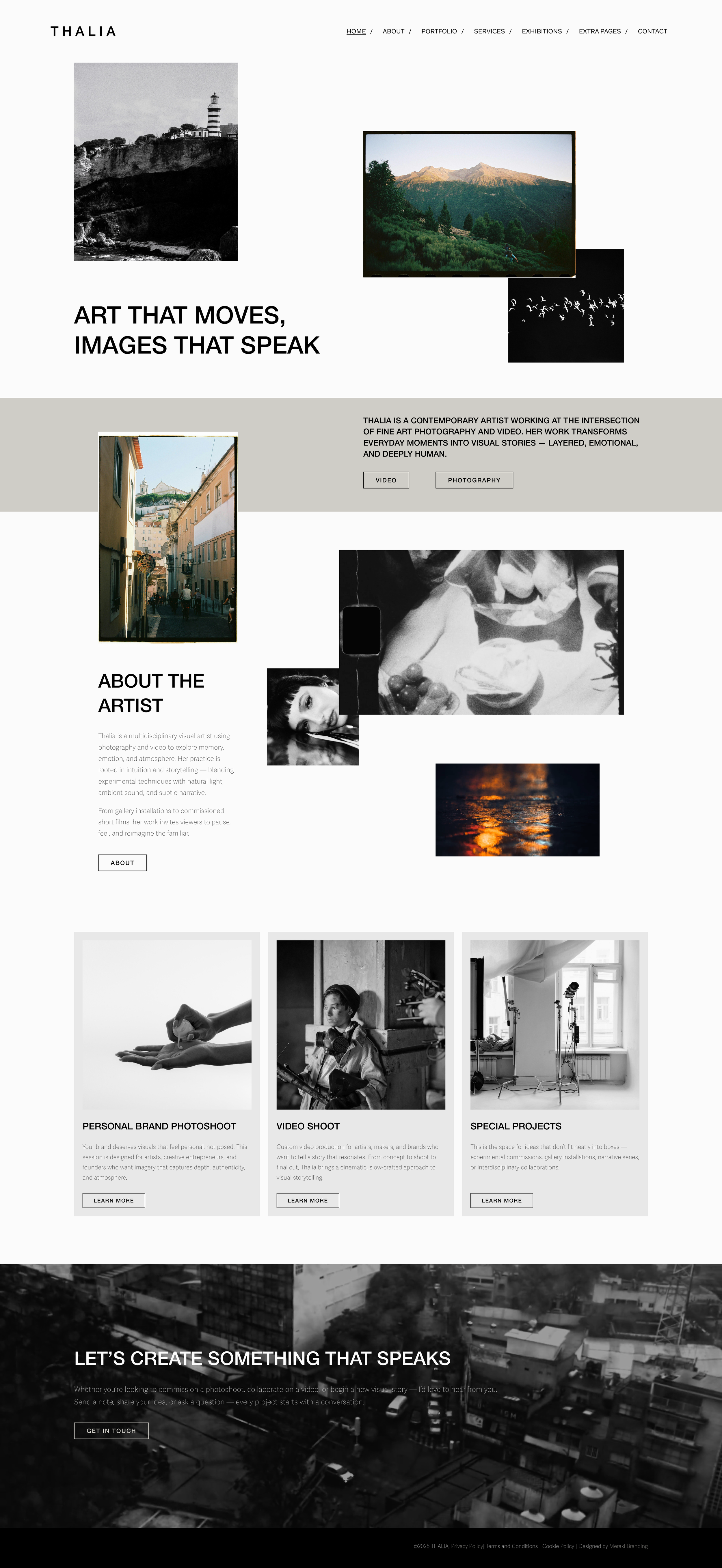 Image of Thalia semi-custom template homepage