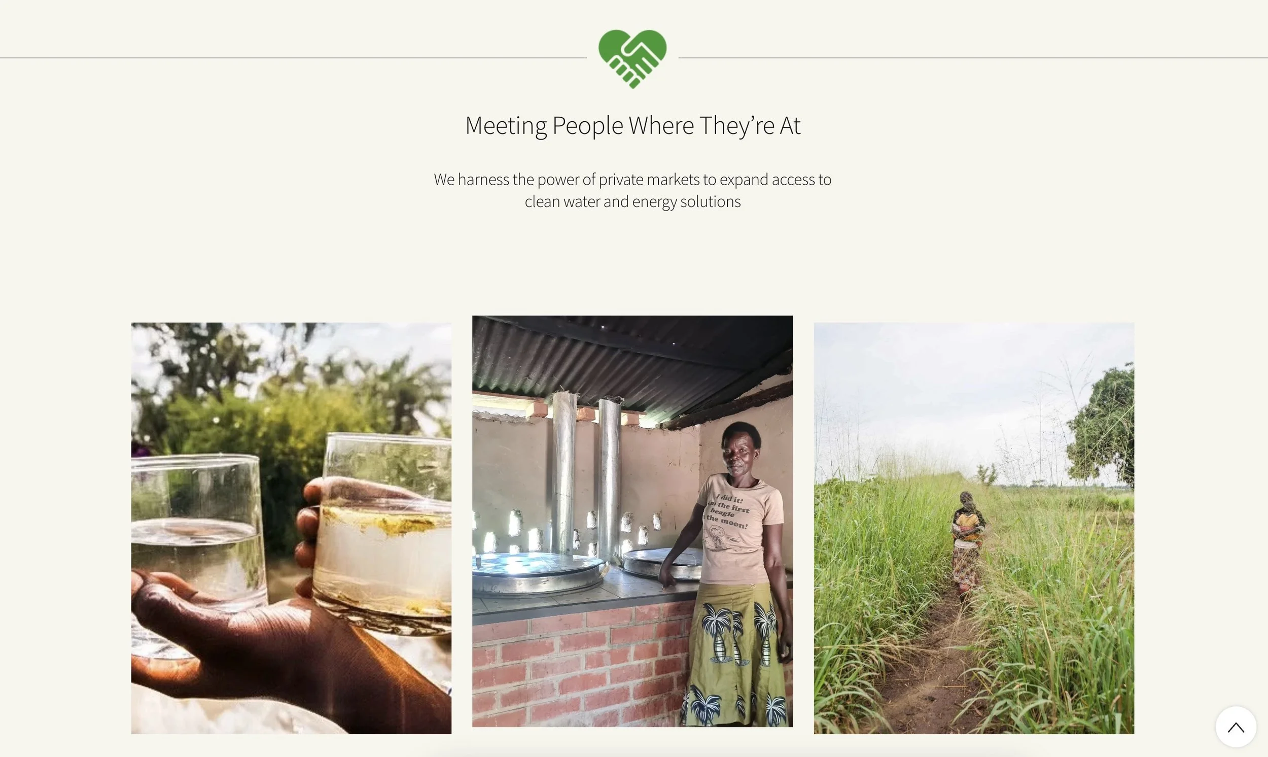 International Lifeline Fund website screenshot