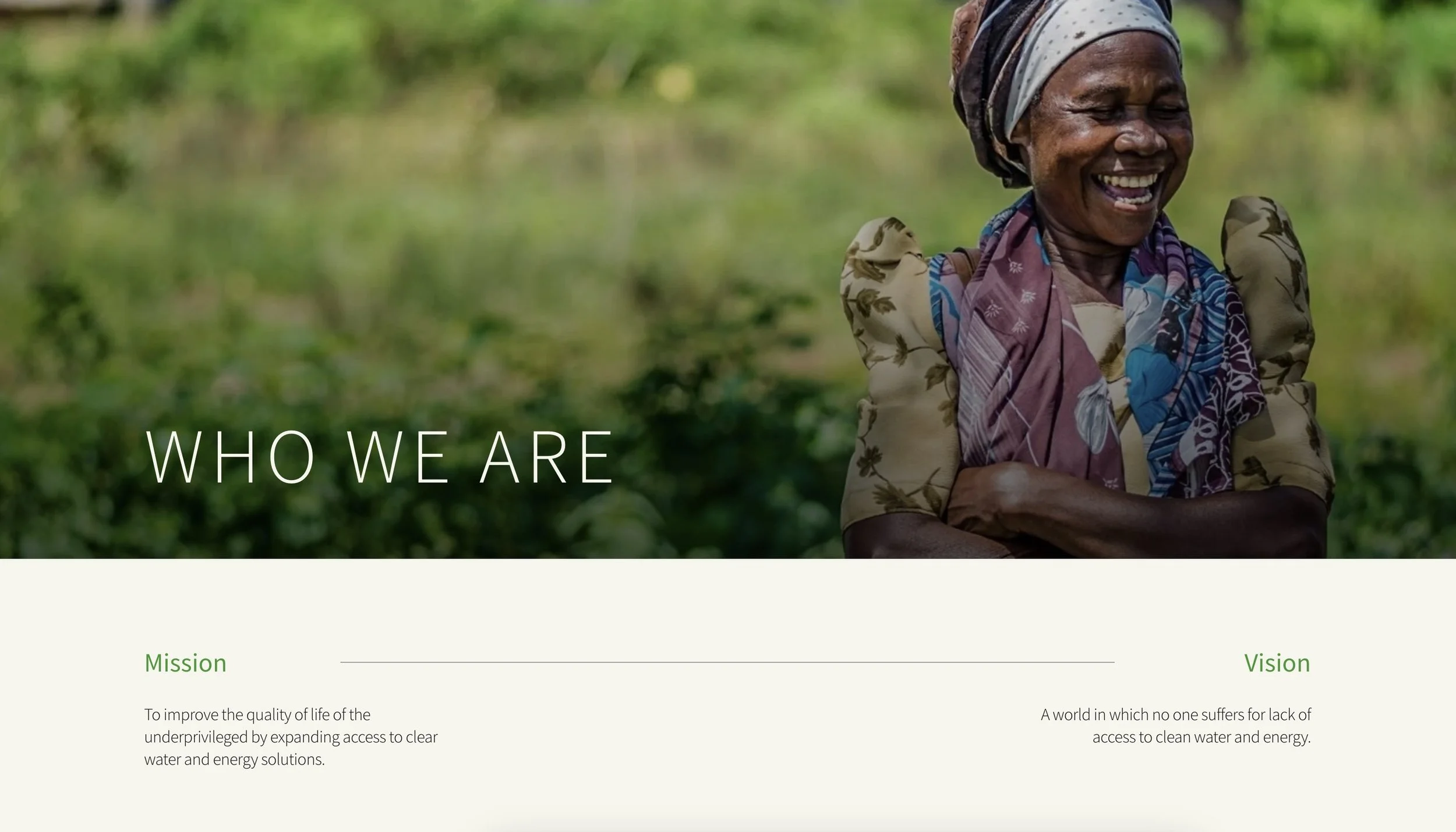 International Lifeline Fund website screenshot