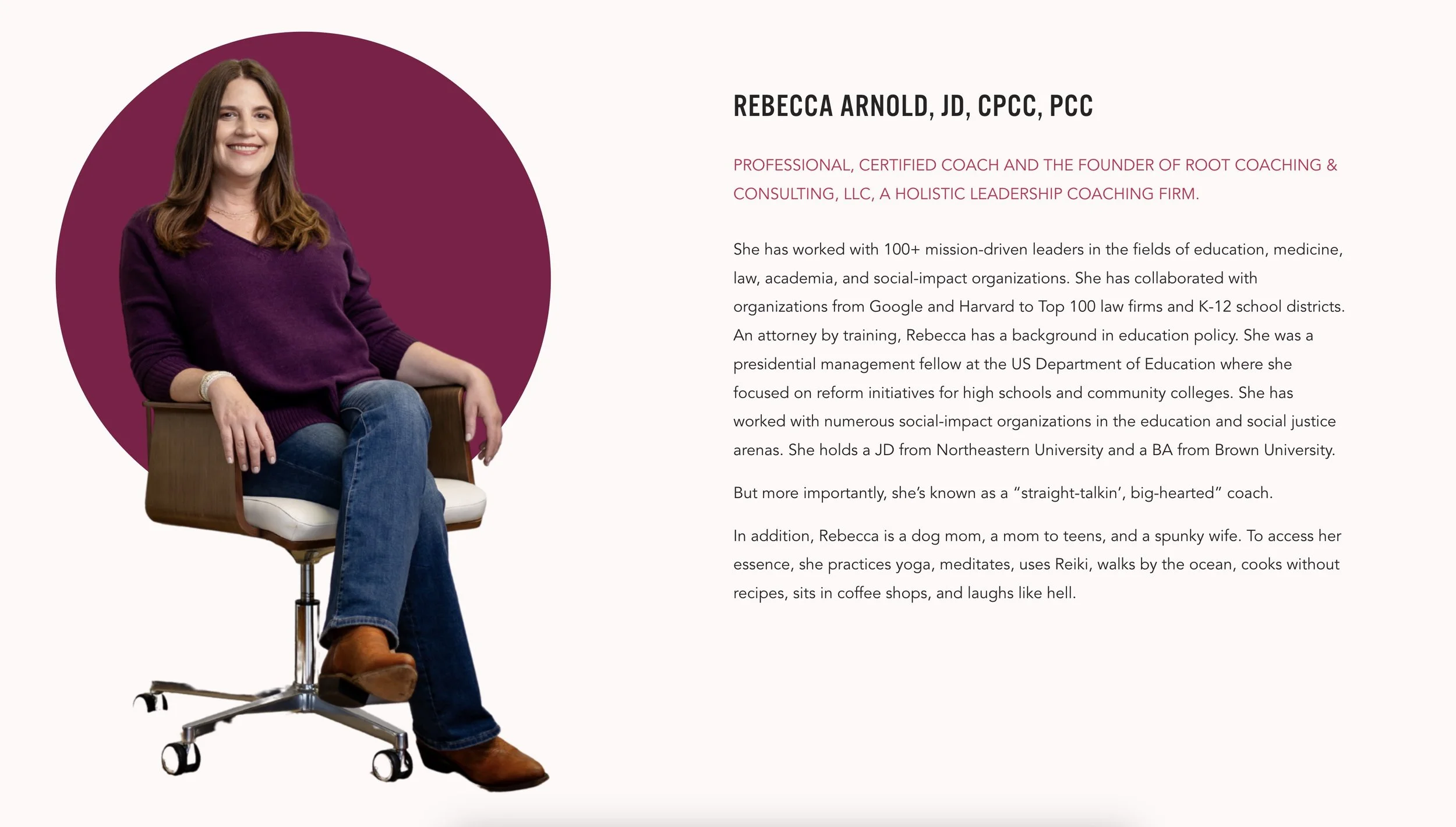 The Rooted Renegade website screenshot