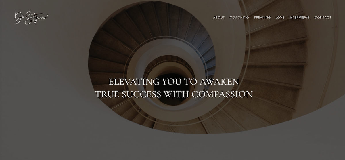 Dr Nilesh Satguru website screenshot