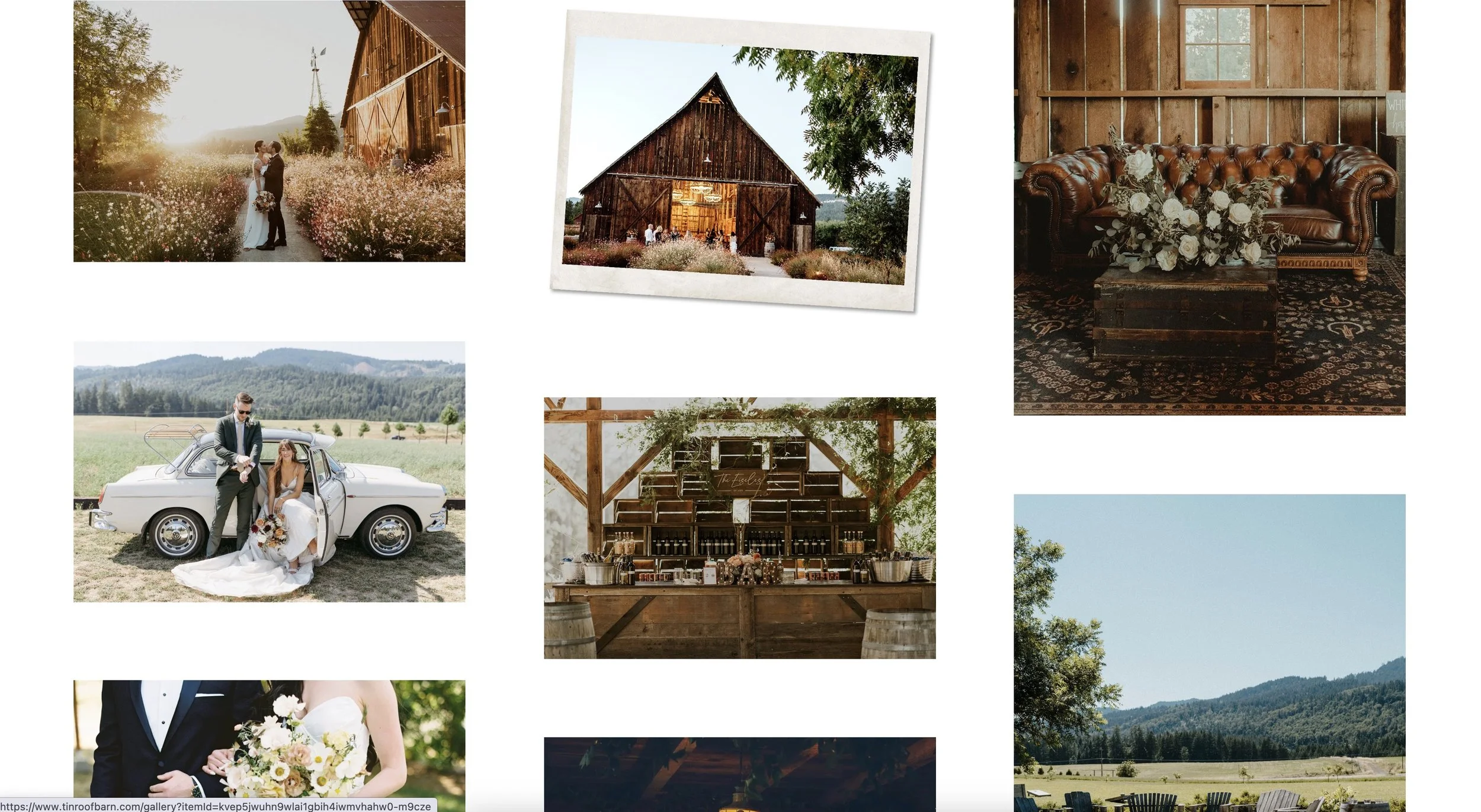 Tin Roof Barn website screenshot