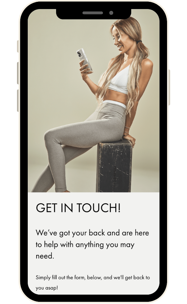 Bendylife website mobile view