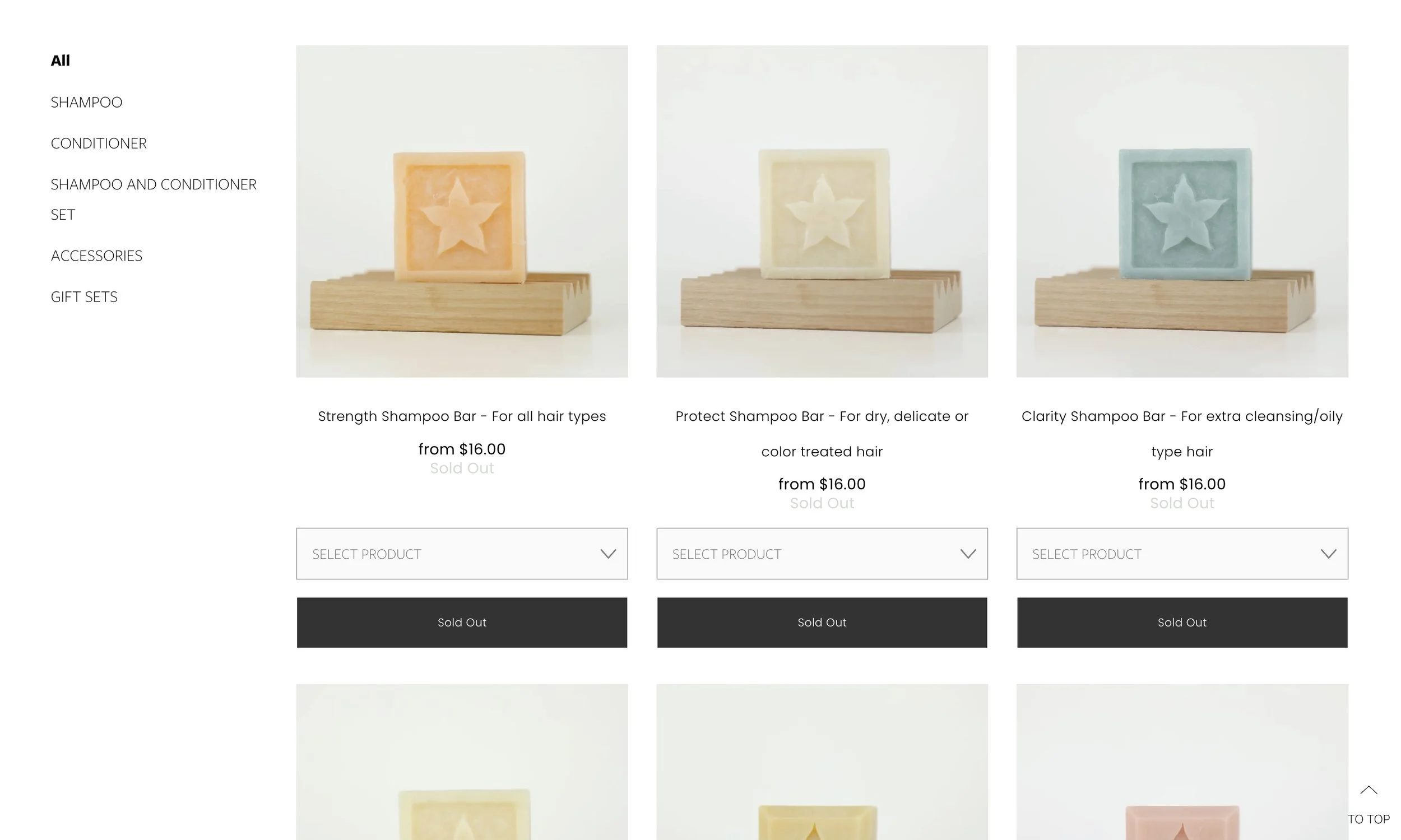 Starbars website screenshot