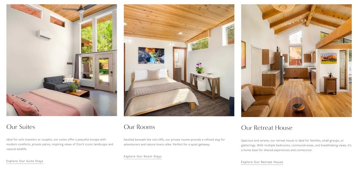 Nama-Stay website screenshot