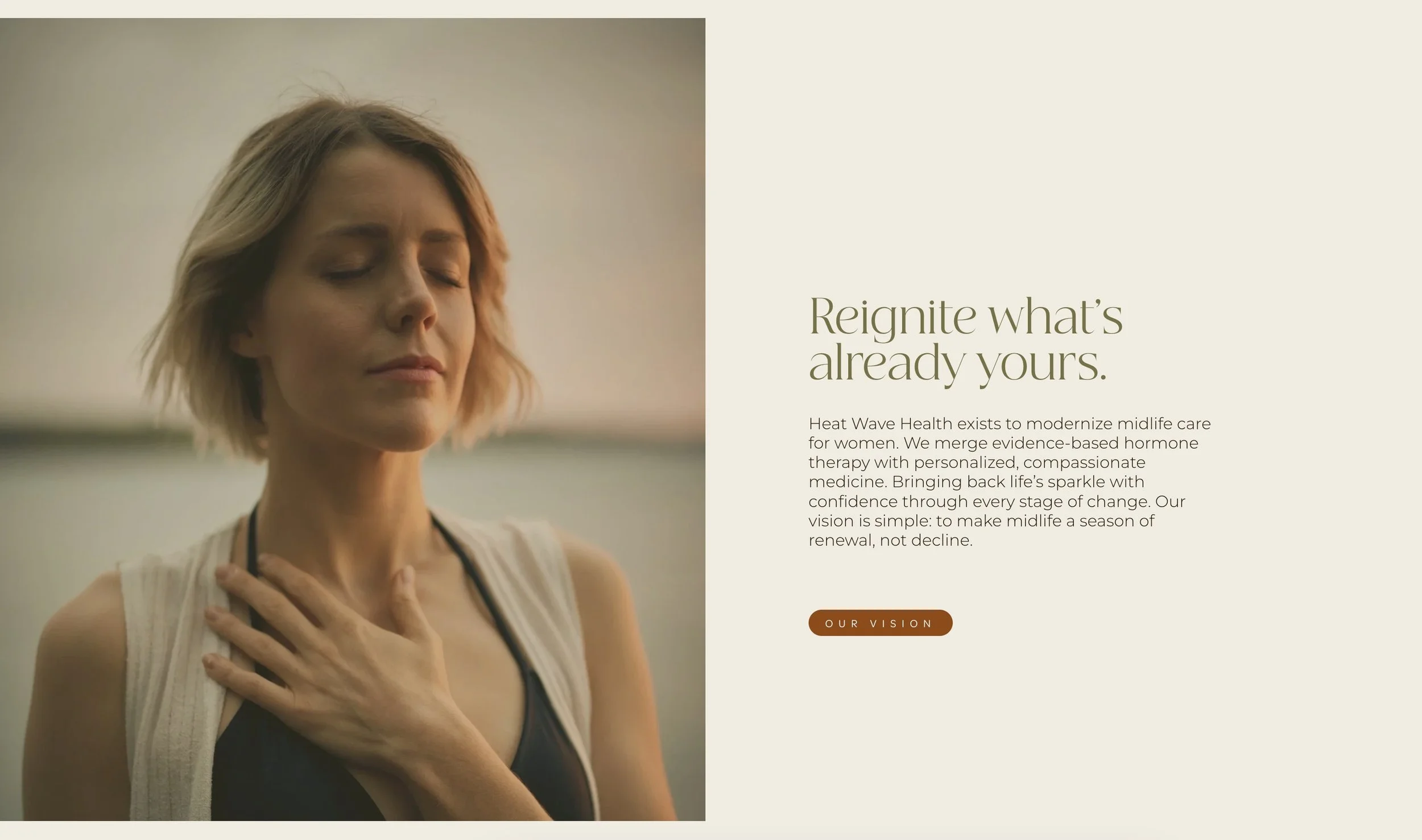 Heat Wave Health website screenshot