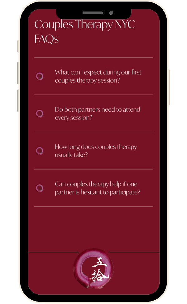 Contemplative Marriage & Family Therapy website mobile view