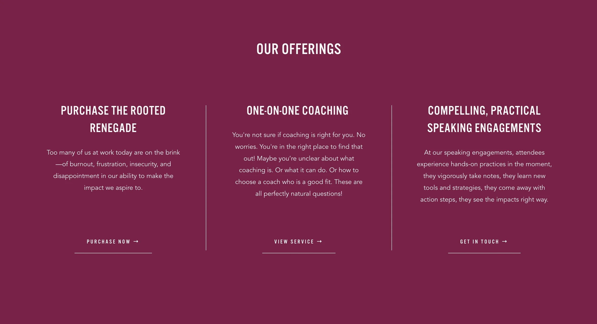 The Rooted Renegade website screenshot