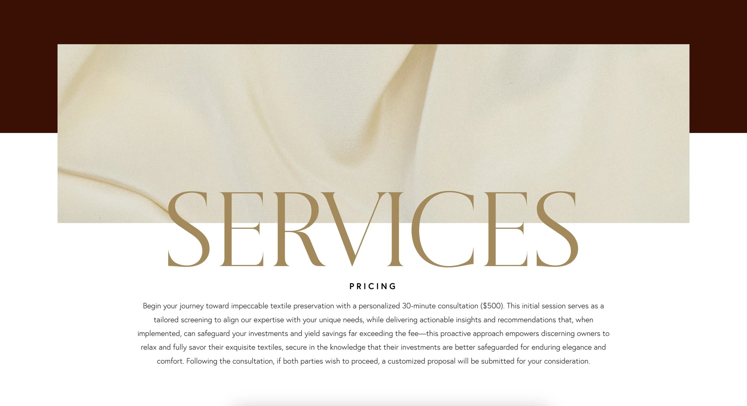 Domus Curata website screenshot