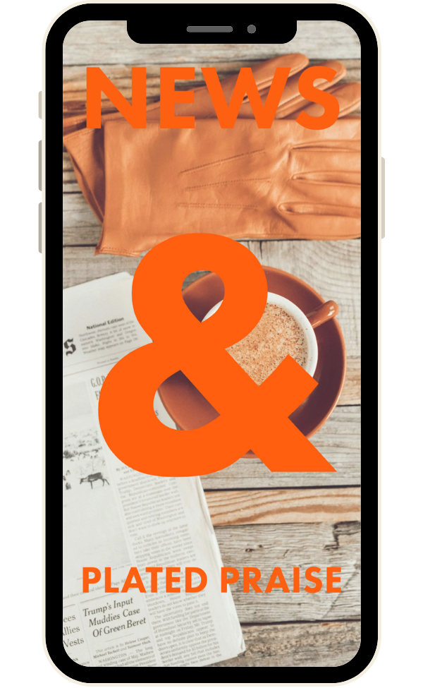 Plated PR website mobile view