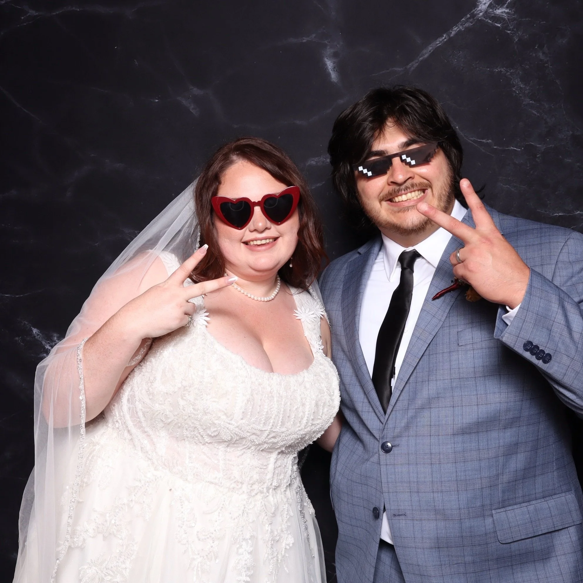 The candid fun of a photo booth captured with a professional camera and studio lighting. 

High resolution images, zero compromise on quality or fun. 

Congratulations to the newlyweds! K+D 💓✨ 

#seattleweddings #photobooth