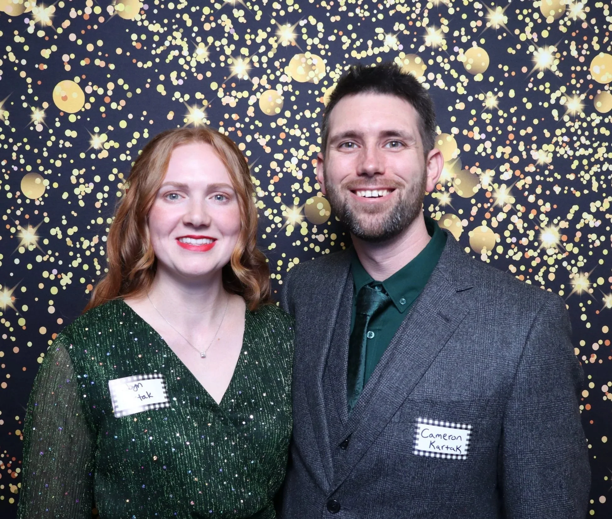 studio photo booth for a corporate holiday party in Bothell, WA