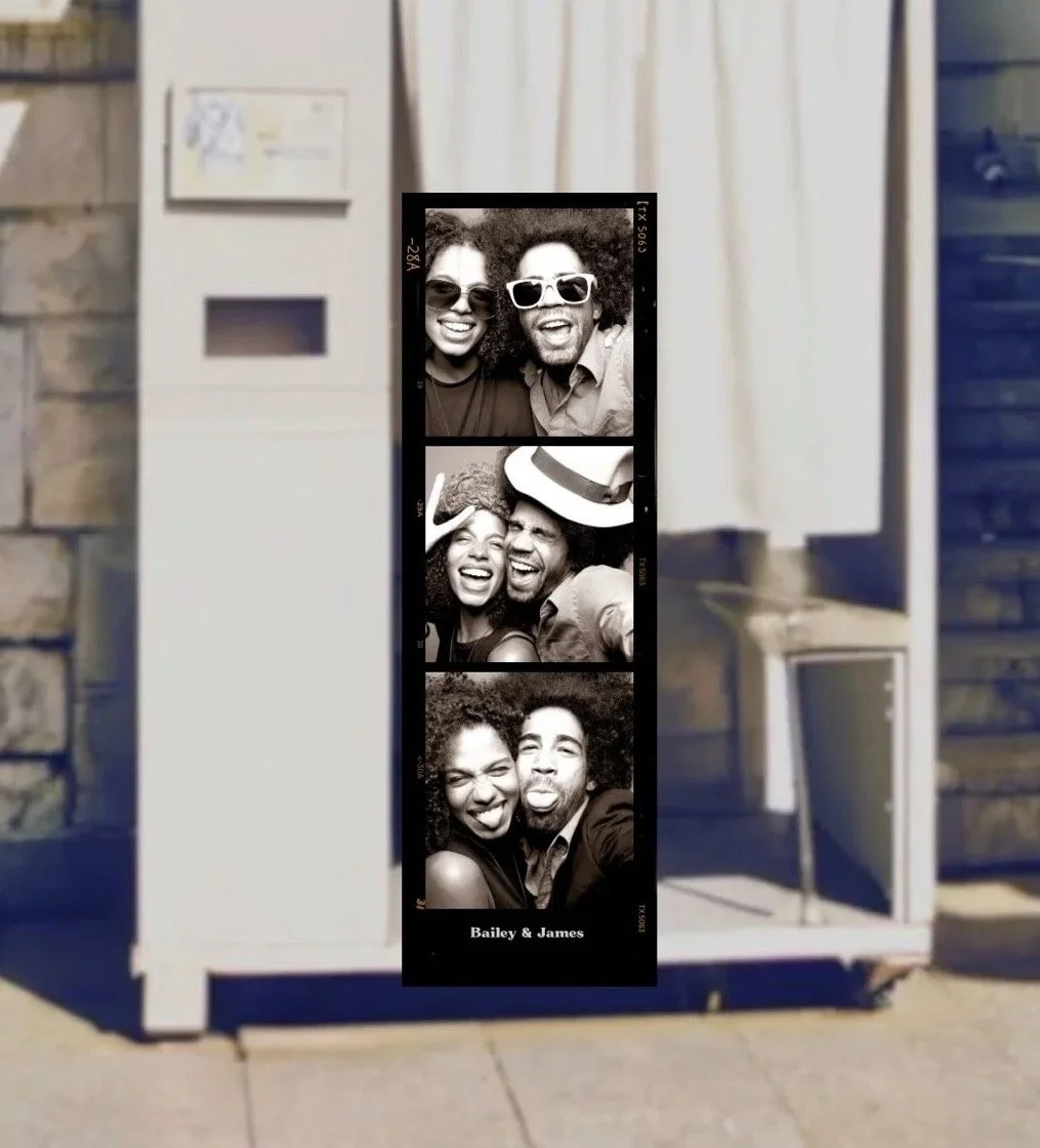 Vintage photo booth rental in Seattle, WA