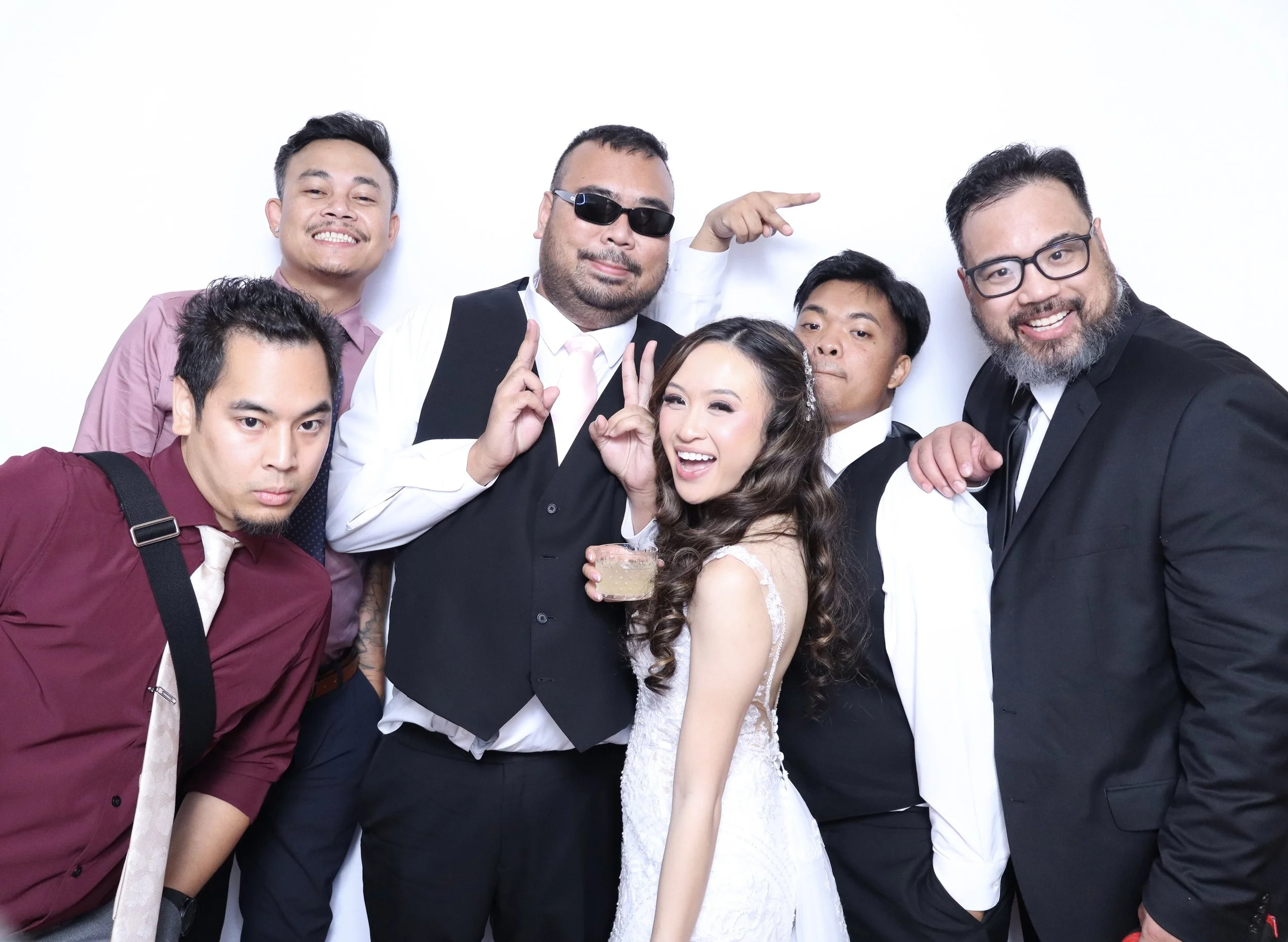 Studio booth rental at a wedding in Seattle