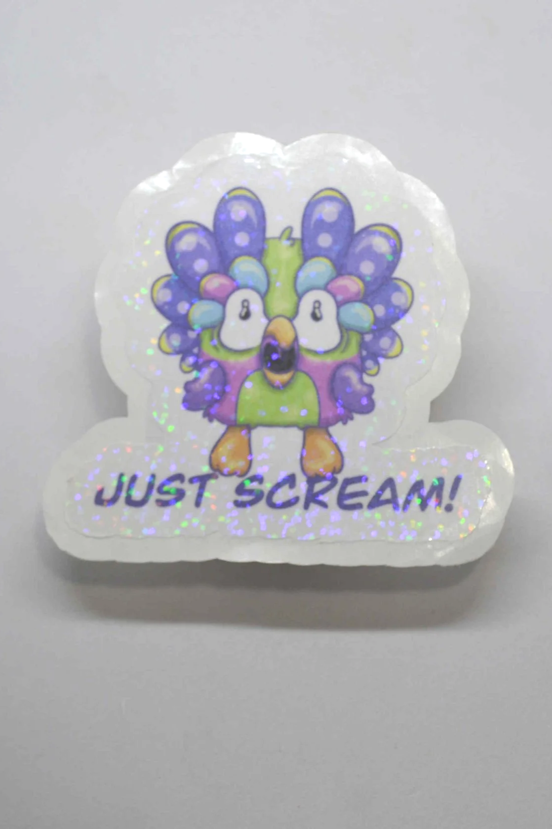 Just Scream Chattermax Holographic Sticker