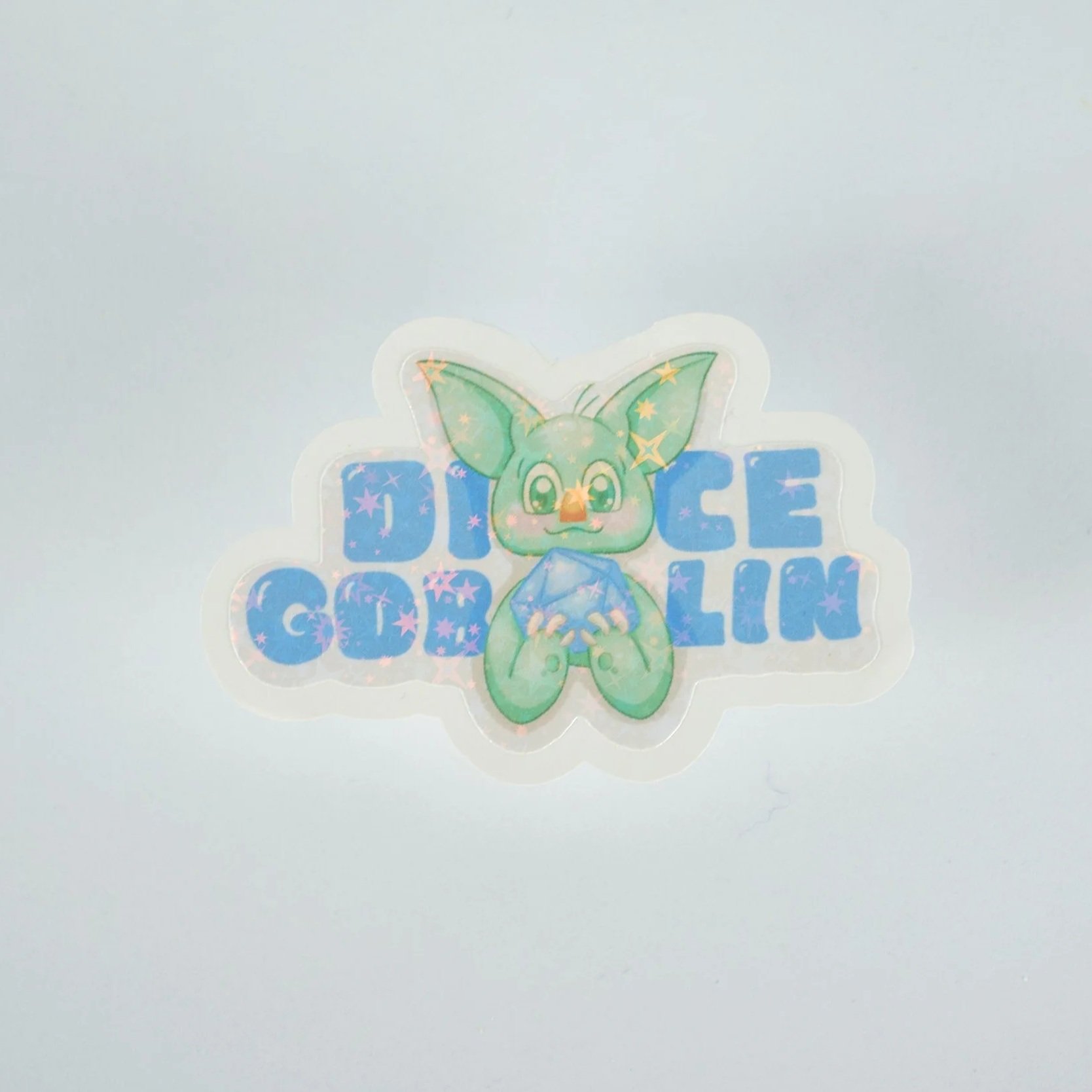 Dice Goblin Holographic Sticker
