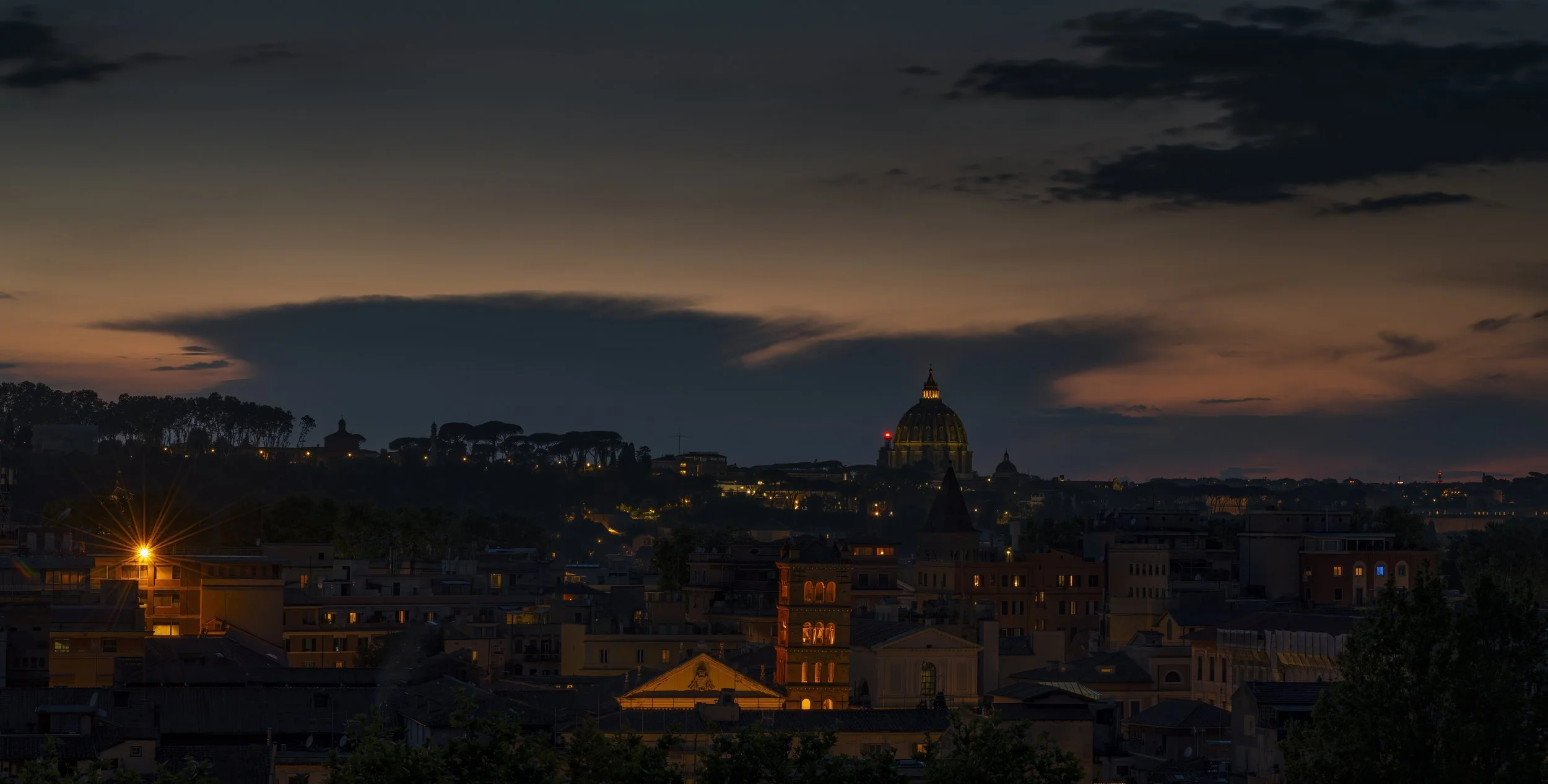 Saint Peter's Basilica from the Orange Garden, Rome