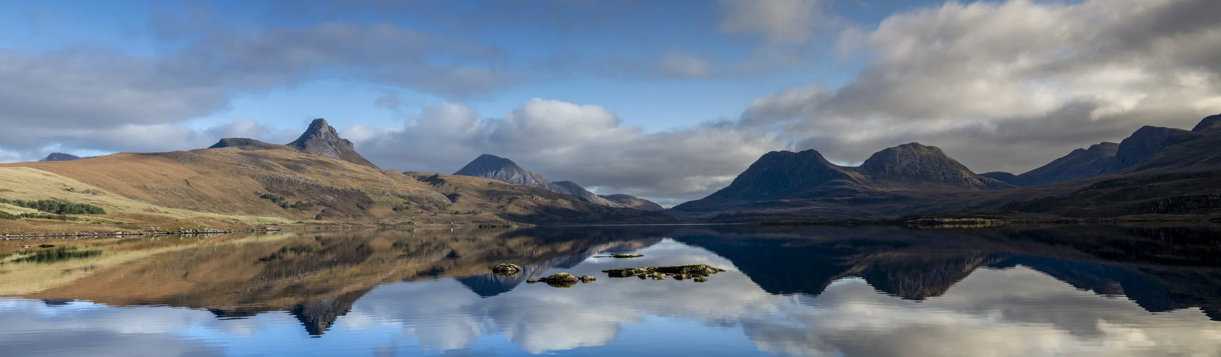 Loch Bad a' Ghaill Panorama, Coigach