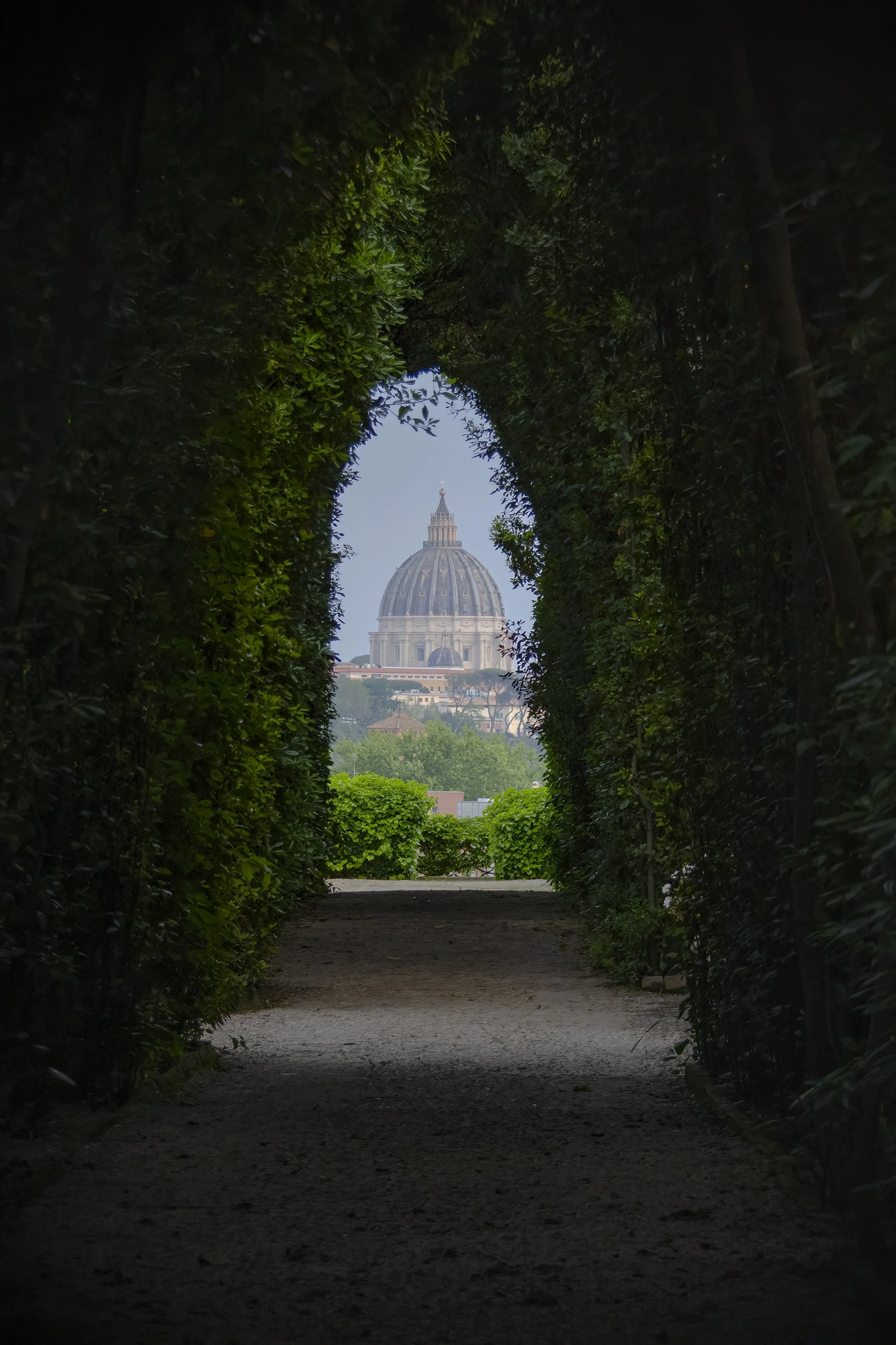 Saint Peter's Basilica through the keyhole of the Order of Malta