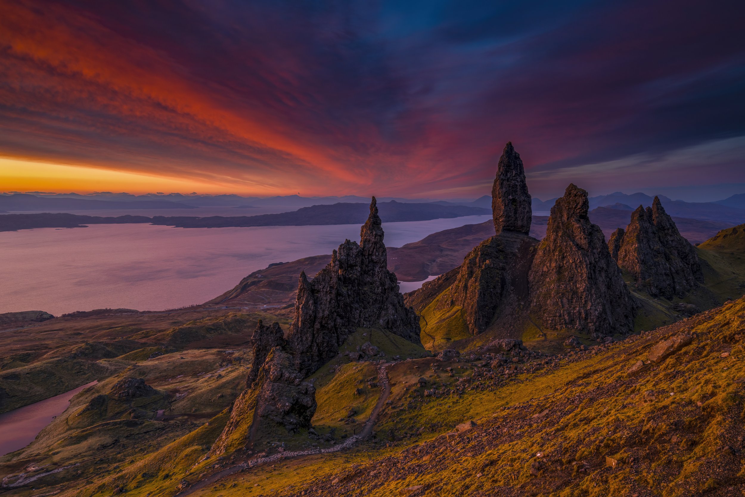 Sunrise on the Storr, Skye