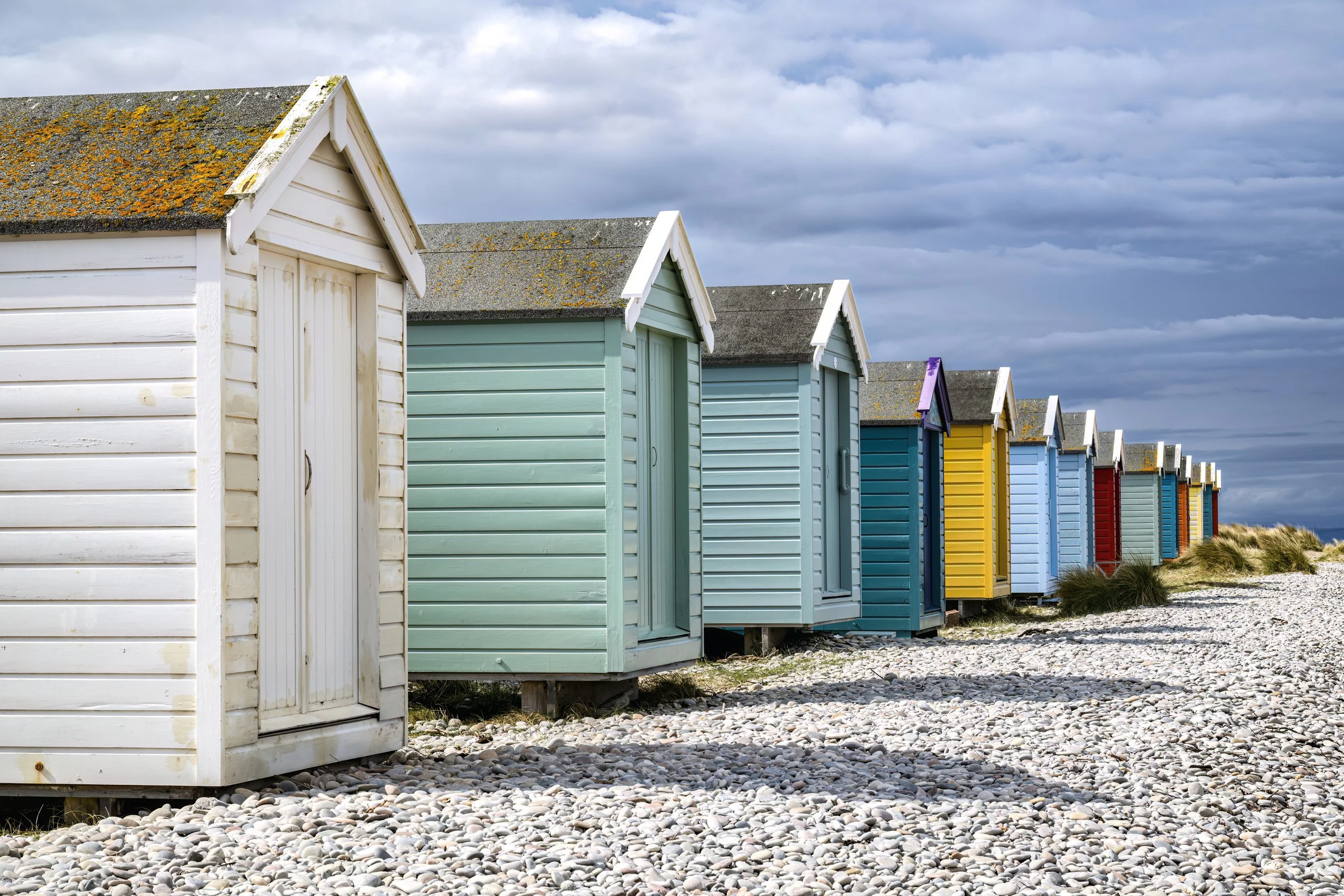 Beach huts, Findhorn