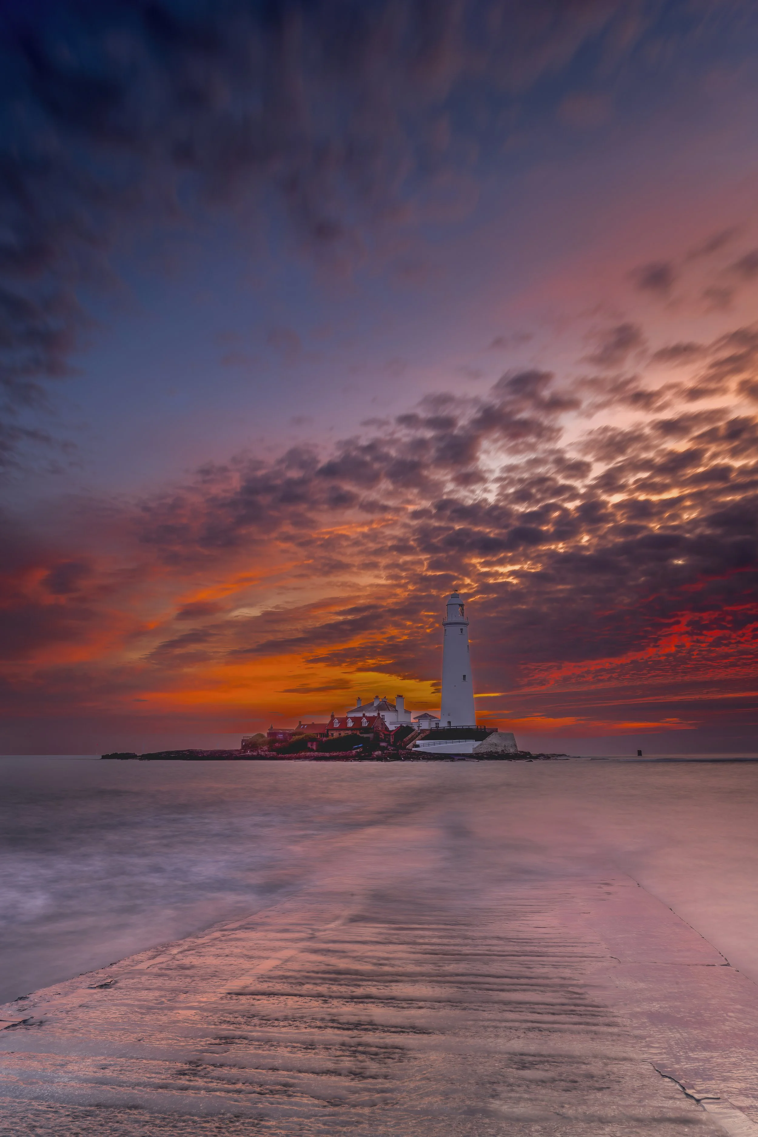 St Mary's Lighthouse Sunrise