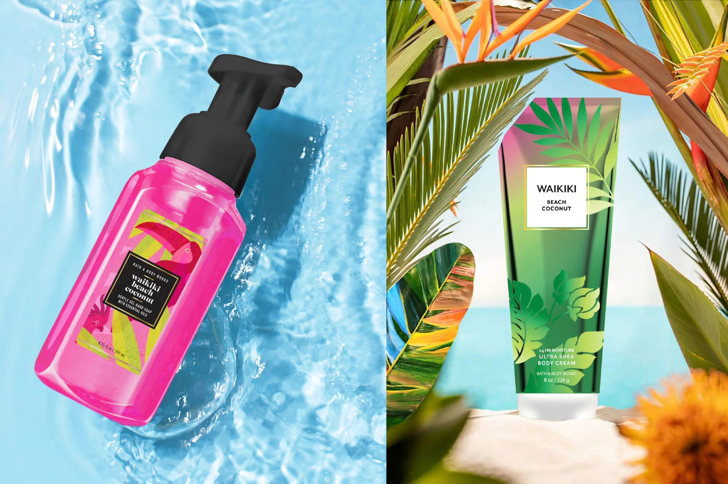 Bath & Body Works – Tropical + Getaway Floorset