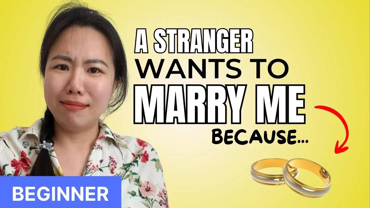 A stranger proposed marriage me